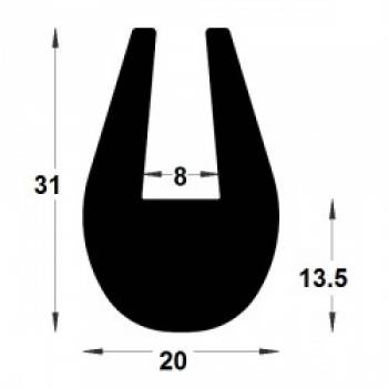 Protection de bord de tôle entre 10 et 12 mm